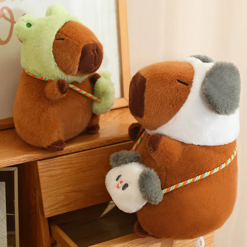 Dog with Satchel Capybara Plush 25CM