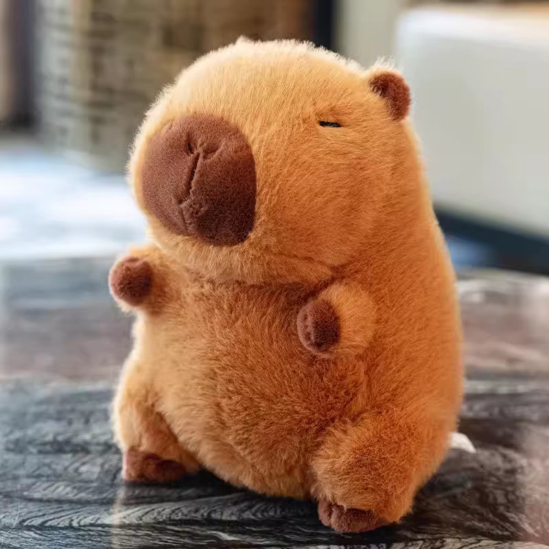 20/30CM Cute Kapibala Capybara Plush Toy Kawaii Internet Celebrity Capybara Jun Doll Ugly Guinea Pig Doll