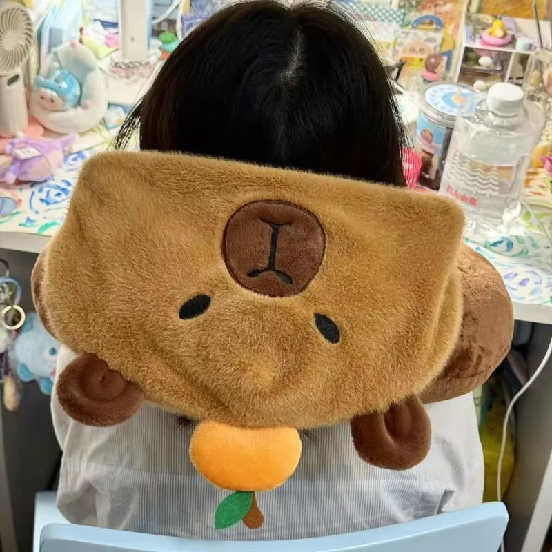Capybara Plush Travel Neck Pillows 