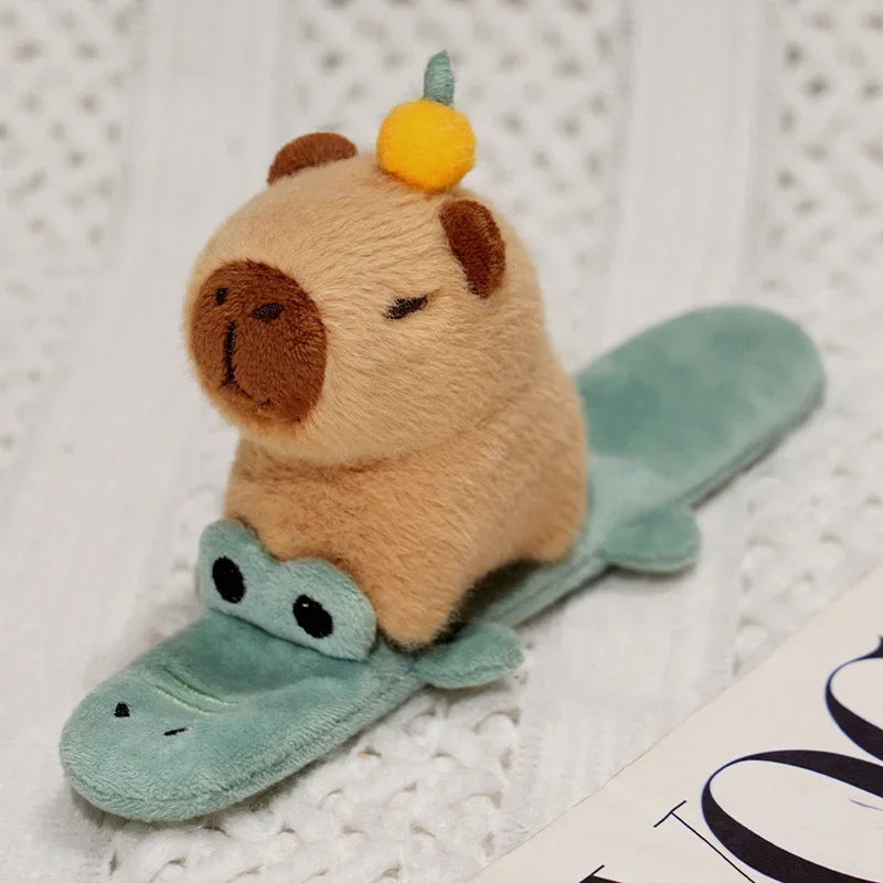 Green Alligator Capybara Snap Wristband 25X10Cm 