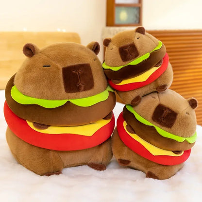 Hamburger Capybara Plush Large 30CM
