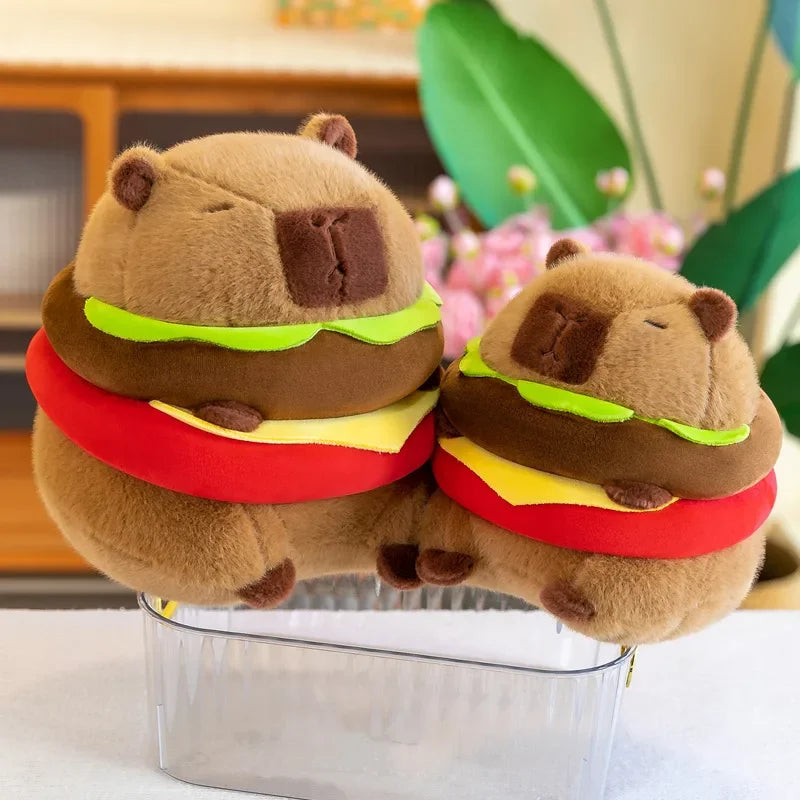 Hamburger Capybara Plush Large 30CM