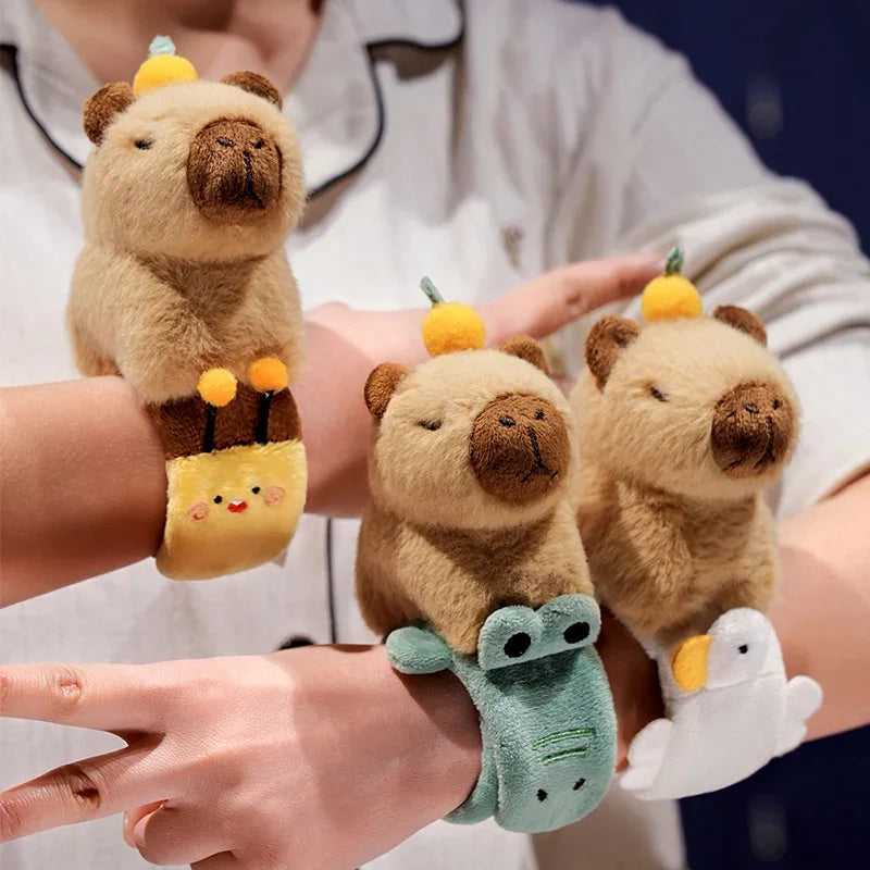 Yellow Bee Capybara Snap Wristband 25X10Cm 