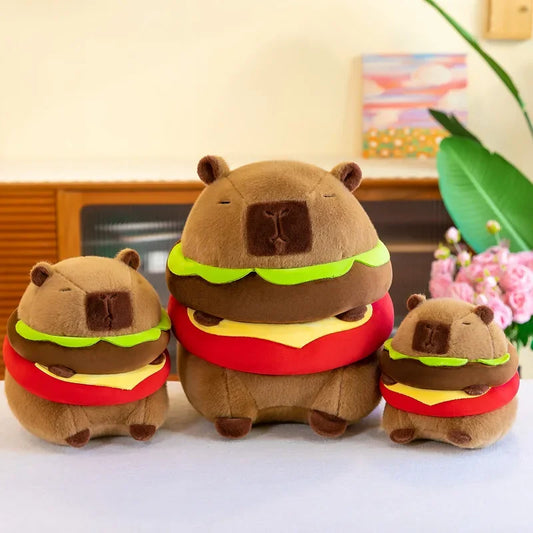 Hamburger Capybara Plush Large 30CM