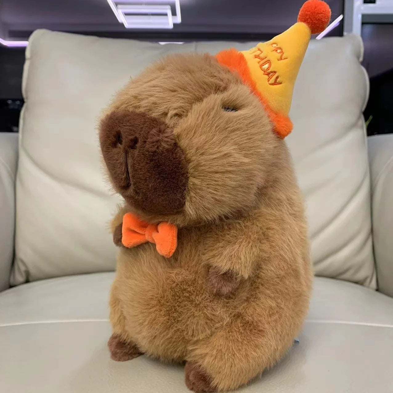 Happy Birthday Capybara Plush Large 30CM