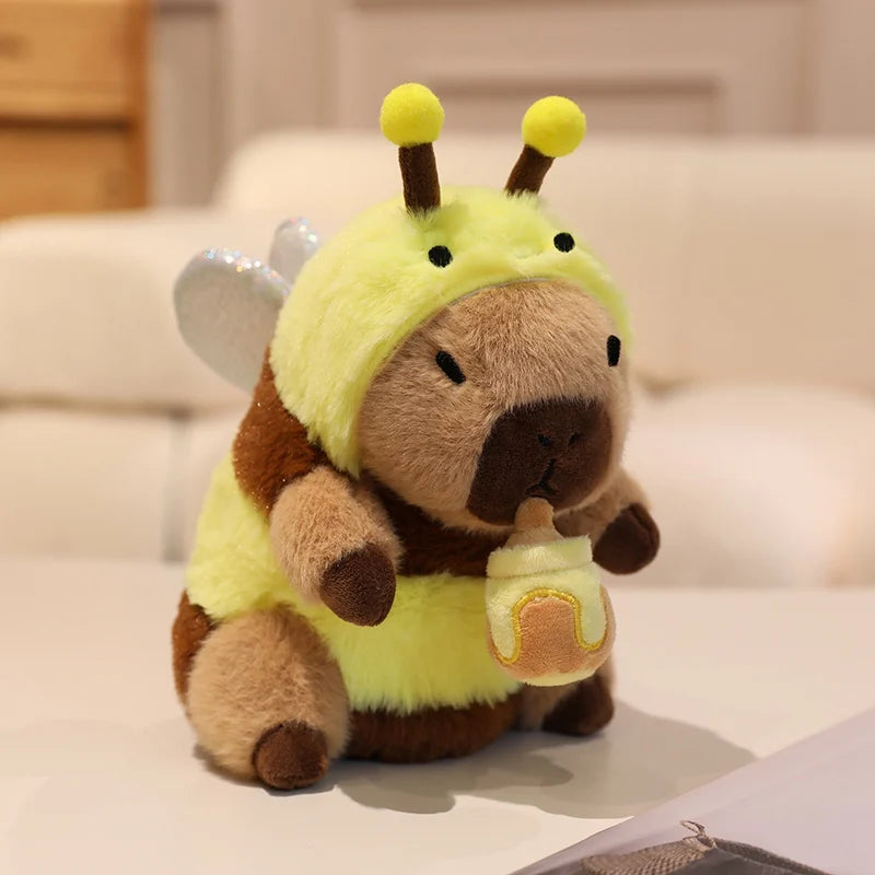 Honeybee String-pull Capybara Plush 22CM 