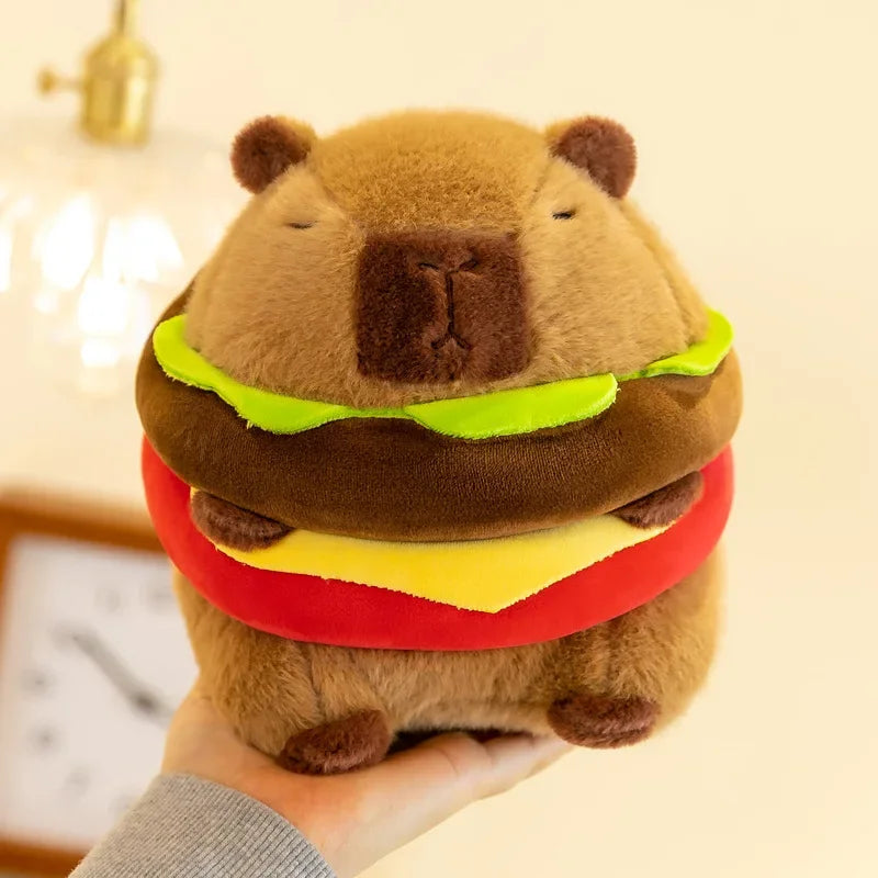 Hamburger Capybara Plush 20CM