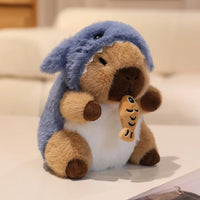 Shark with String-pull Fish Capybara Plush 22CM