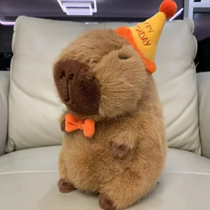 Happy Birthday Capybara Plush Large 30CM
