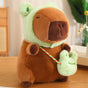 Frog with Satchel Capybara Plush 25CM