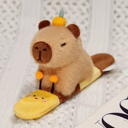 Yellow Bee Capybara Snap Wristband 25X10Cm 