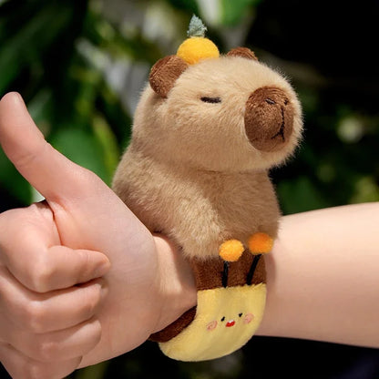 Yellow Bee Capybara Snap Wristband 25X10Cm 