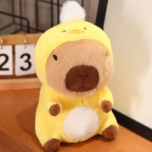 Cuddly Cartoon Dressed Capybara Plush Toys Lovely Capybara Cosplay Doggy Bunny Duck Unicorn Funny Toys for Children Home Decor