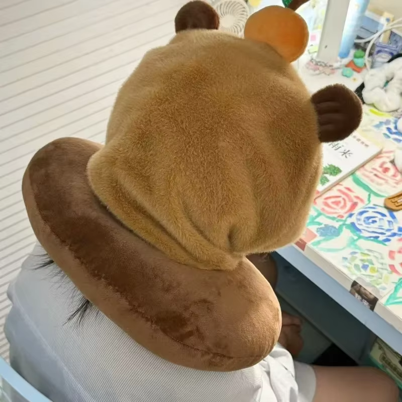 Capybara Plush Travel Neck Pillows 