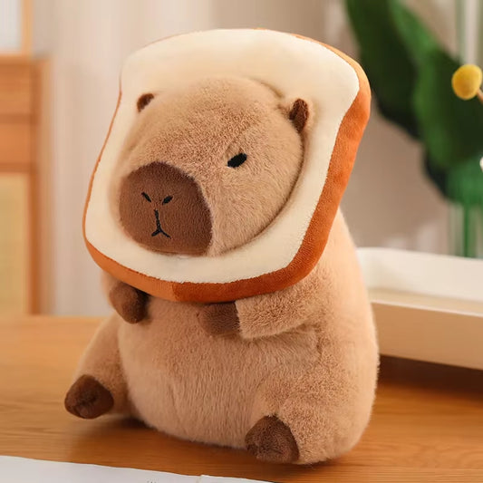 Toast Hat Capybara Plush Large 30CM
