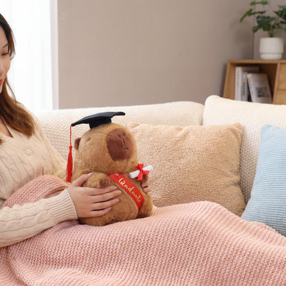 Graduation Capybara Plush 25CM